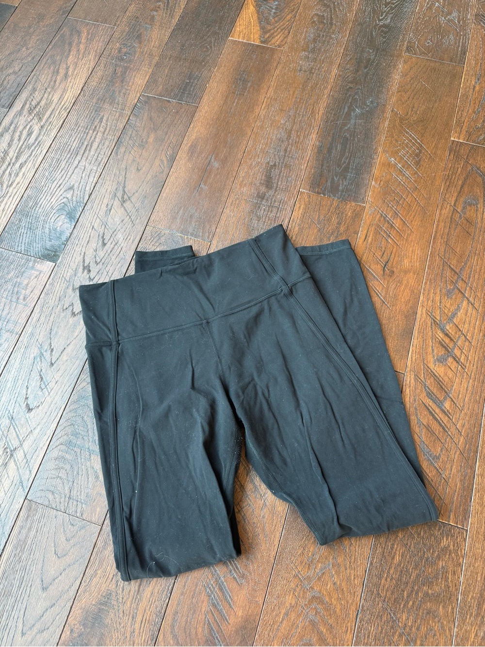 Athleta Black over the heel leggings